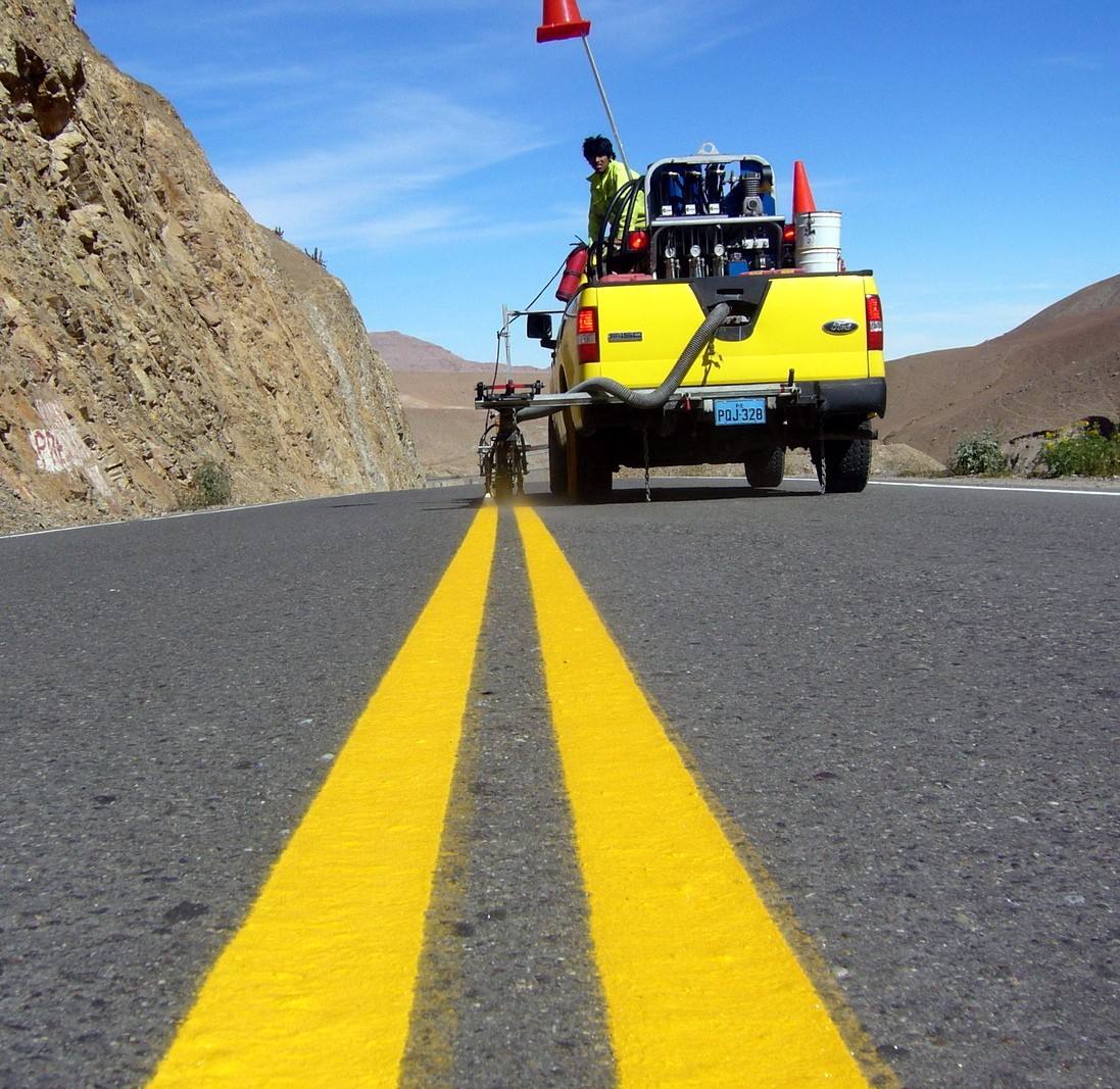 Pintarrayas para caminos y carreteras
